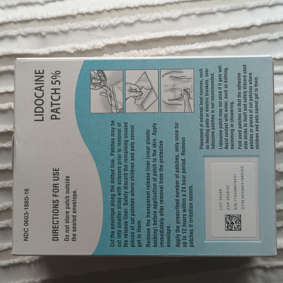 Lidocaine Patches 5% 30ct USA - Picture 2 of 6